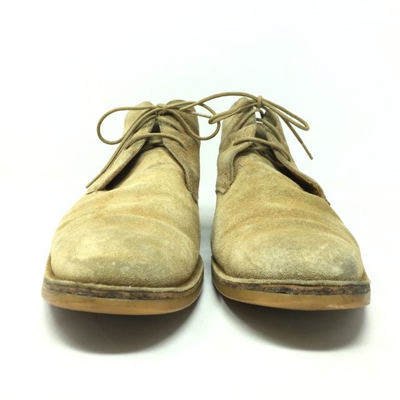 Men's Gucci GG Monogram Lace Up Chukka Boots Shoe Size 11.5 UK/12 US Beige Suede - Picture 7 of 10